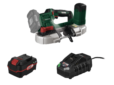 PARKSIDE® Aku pásová pila PMBA 20-Li A1, 4 Ah