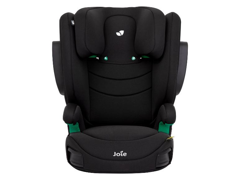 Černá dětská autosedačka Joie se zelenými detaily