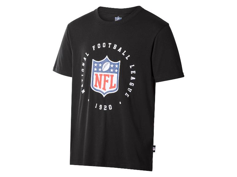 Černé tričko s emblémem NFL a textem „NATIONAL FOOTBALL LEAGUE 1920“