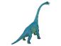 Modrá plastová figurka dinosaura.