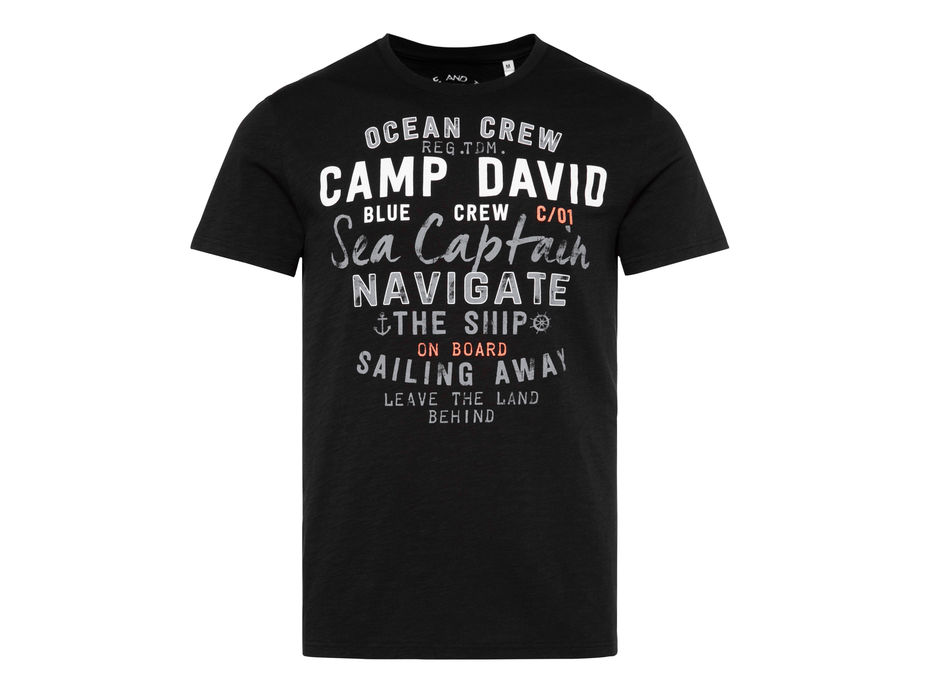 Camp David Pánské tričko (černá, Xxl)