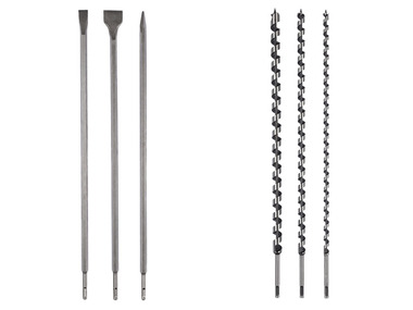 PARKSIDE® Sada dlouhých sekáčů / Sada spirálových vrtáků, 3dílná