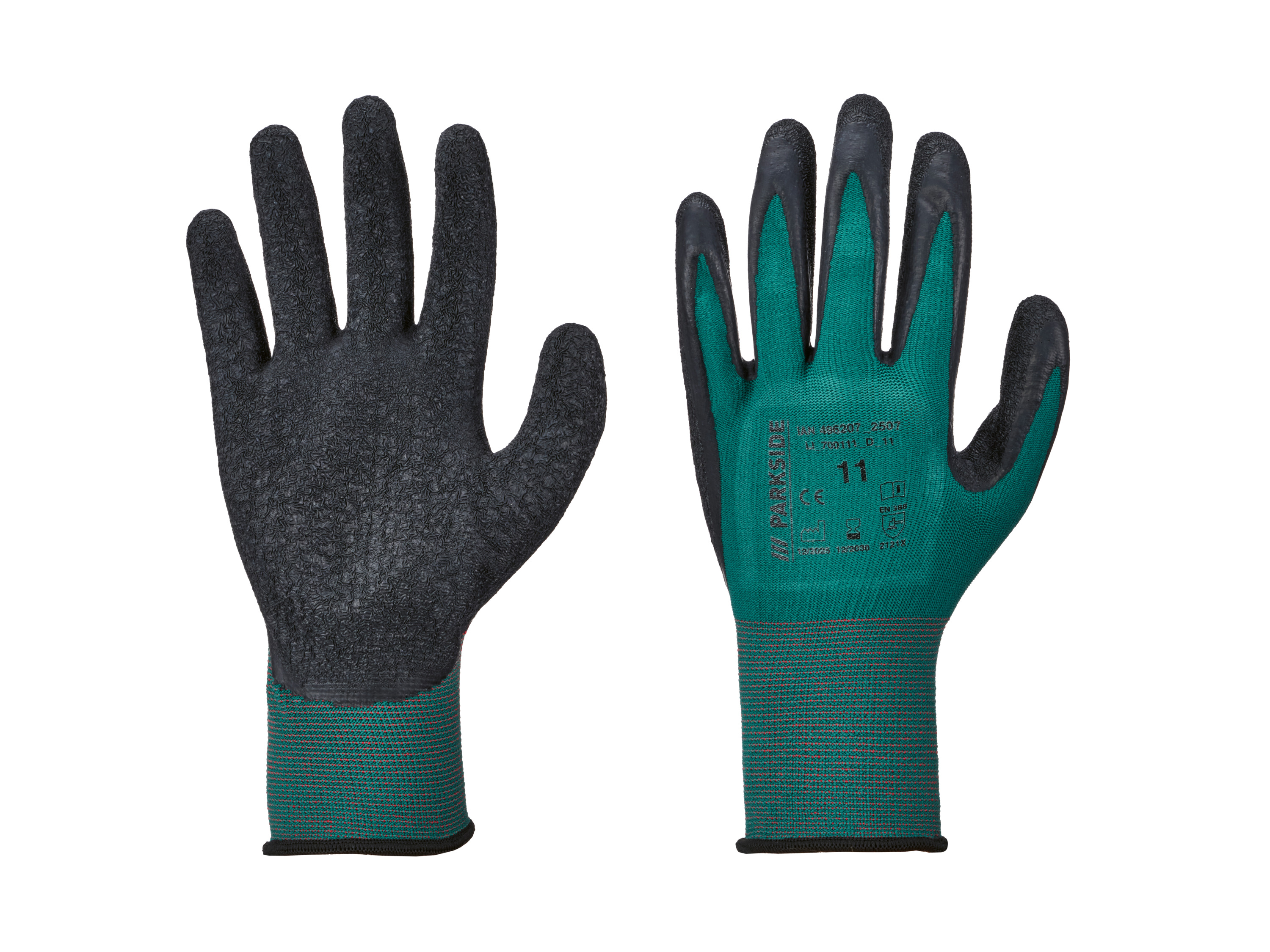 Parkside® Dámské / Pánské pracovní rukavice (zelená, 11)