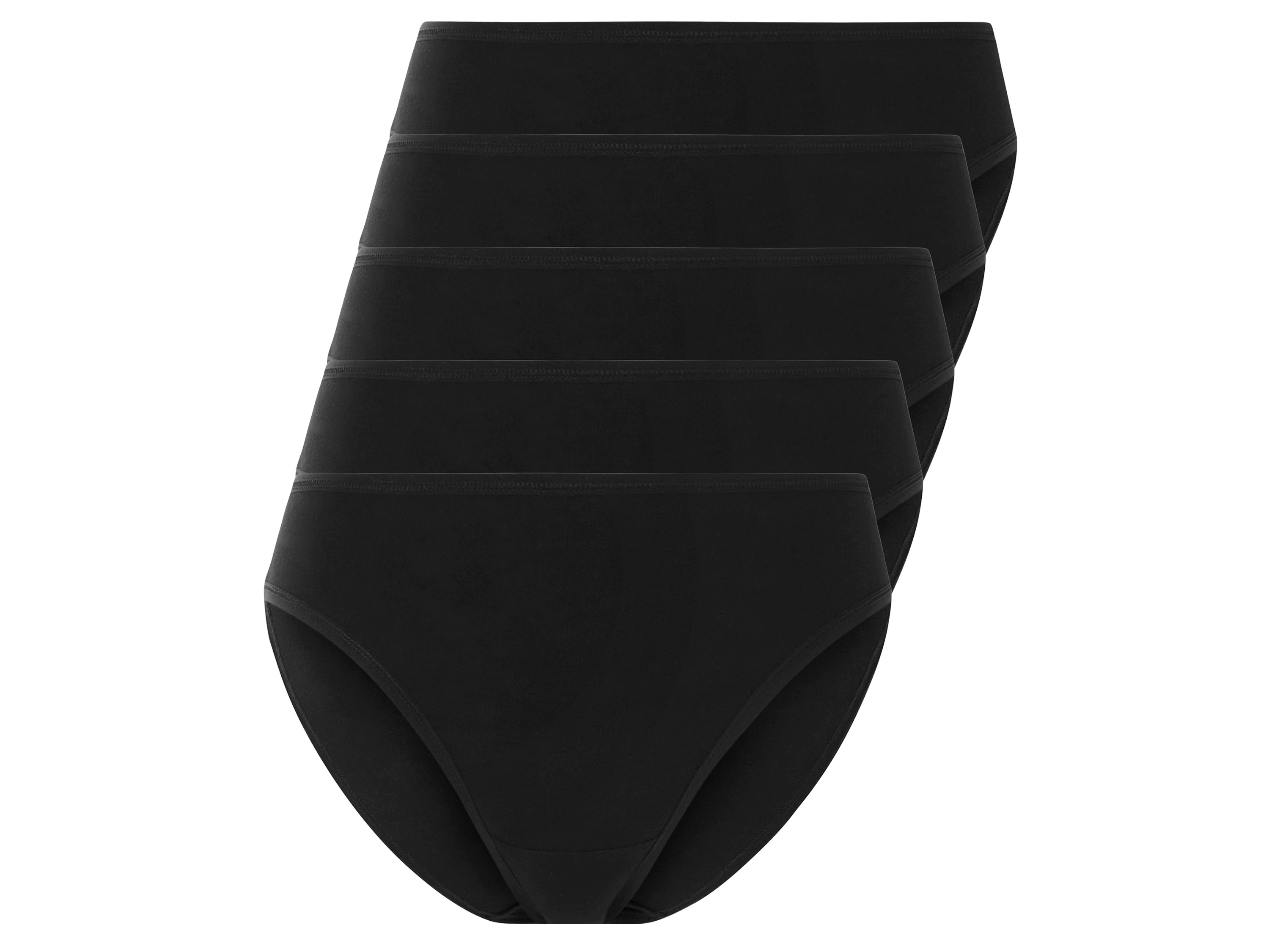 esmara® Dámské kalhotky, 5 kusů (černá, S(36/38))