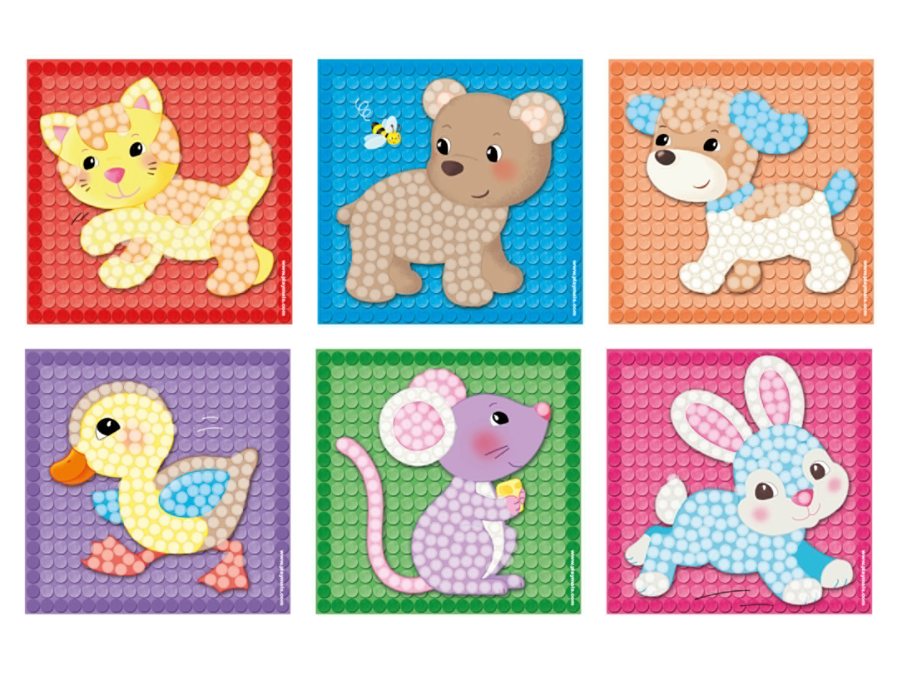 PlayMais Mozaika Mazlíčci 2300ks