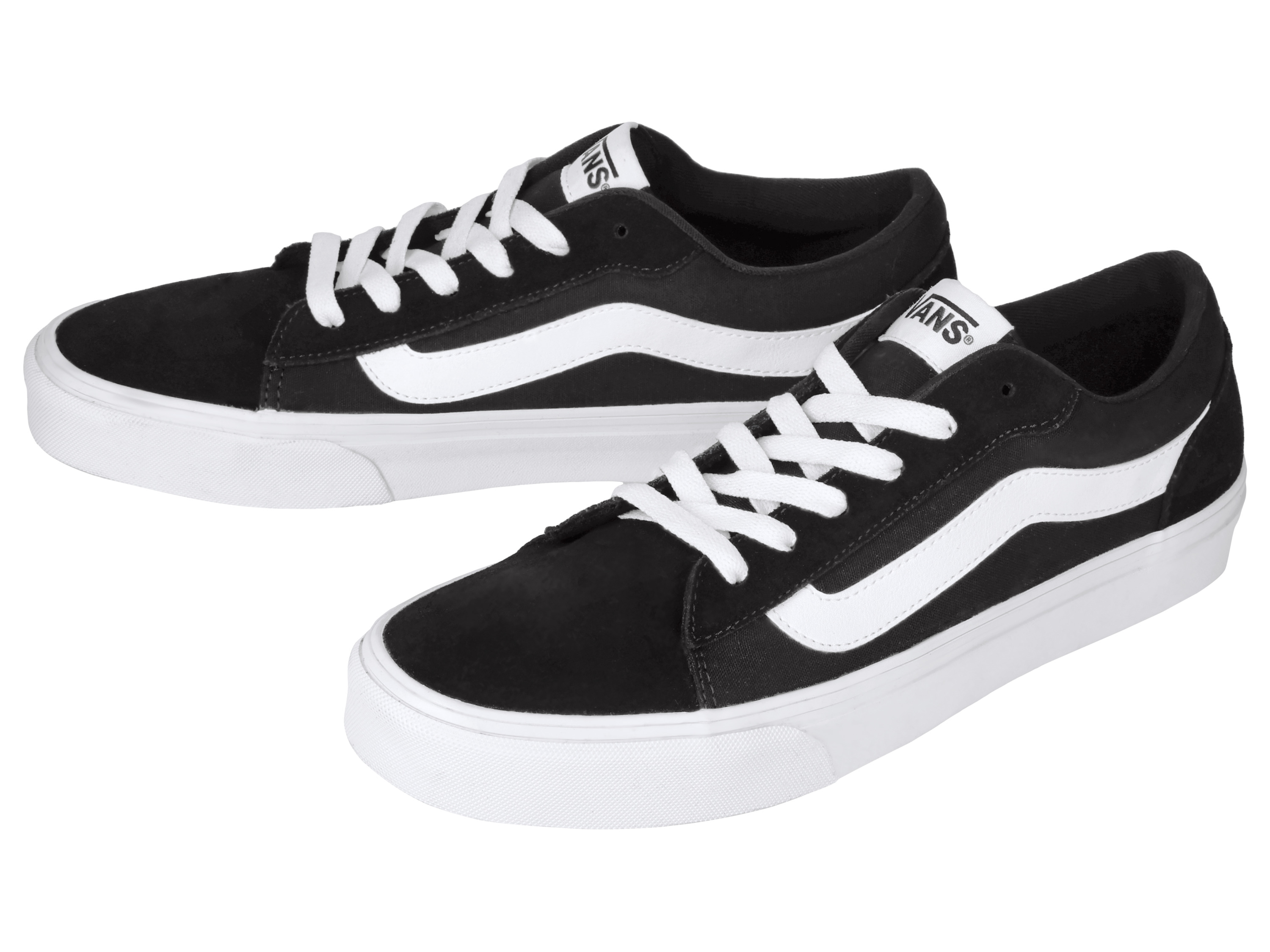 Dámská kožená volnočasová obuv Vans (černá, 38)