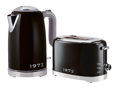 Sada retro rychlovarné konvice 1973 SWKR 3100 C3 a retro topinkovače 1973 STR 980 C3, černá, 2dílná