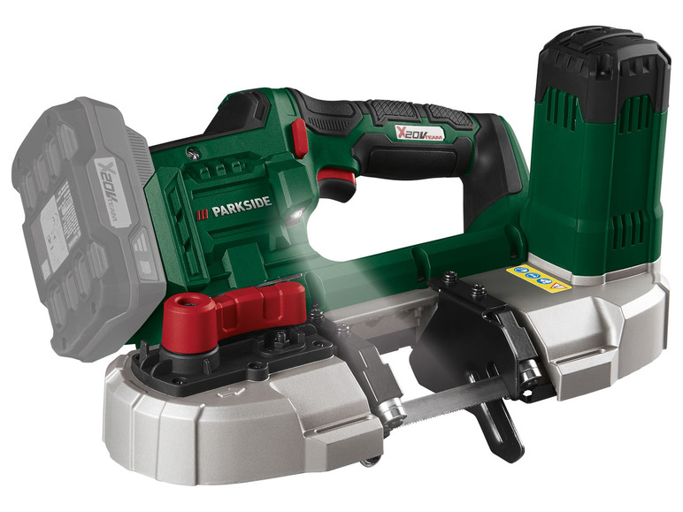  Zobrazit na celou obrazovku PARKSIDE® Aku pásová pila PMBA 20-Li A1, Smart 4 Ah - Obrázek 3