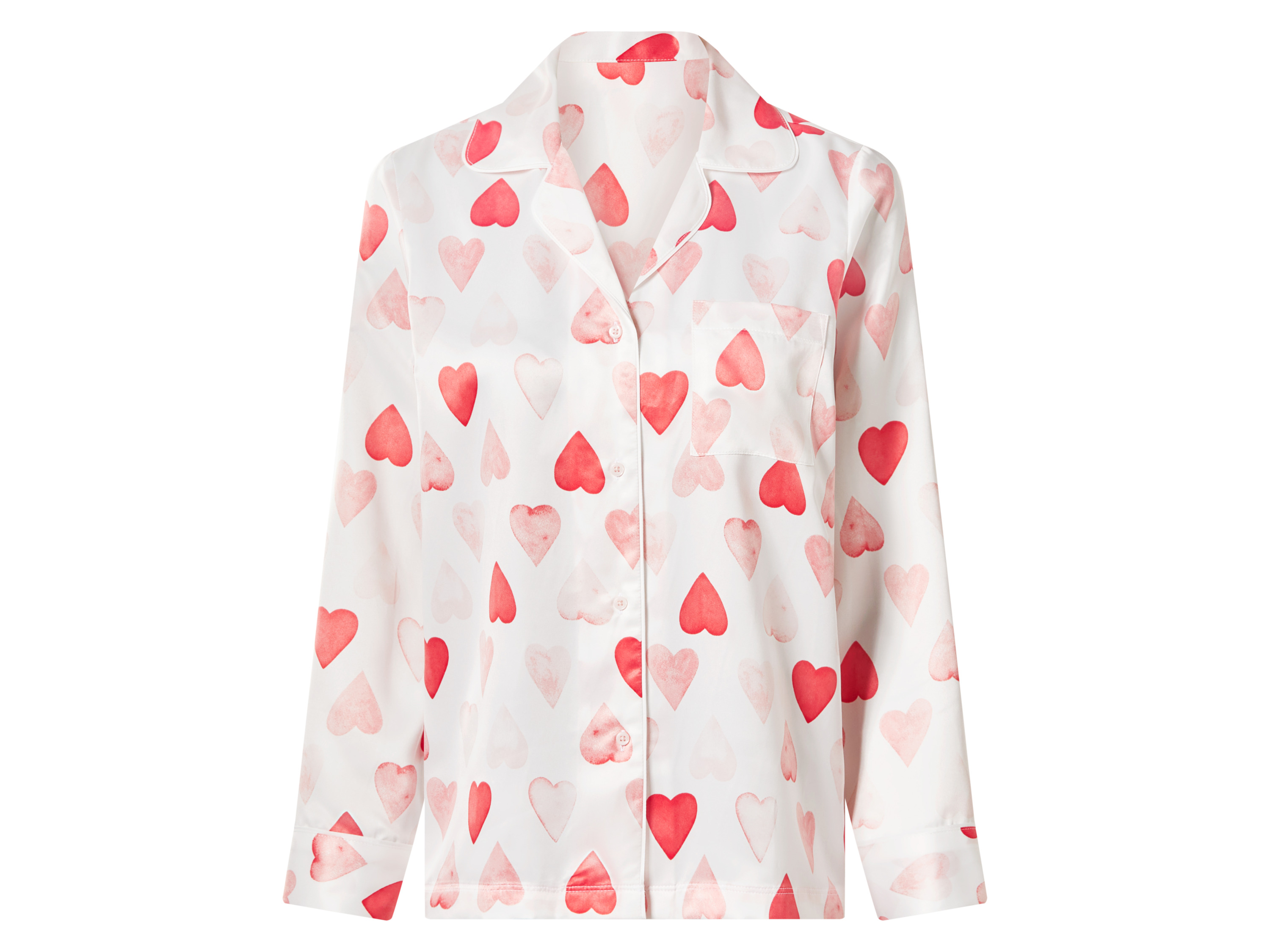 esmara® Dámské saténové pyžamo (vzorovaná, XS (32/34))