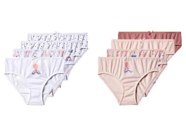 lupilu® Dívčí kalhotky s BIO bavlnou, 4 kusy