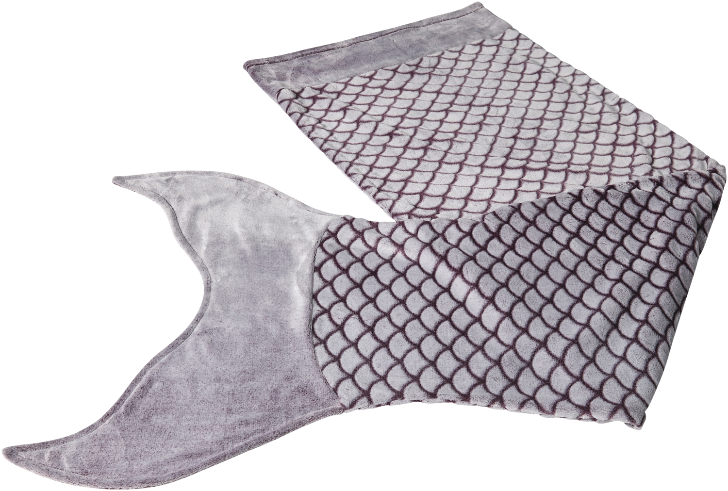 Livarno® Hebká deka "Mořská panna", 60 x 180 cm (lila fialová)