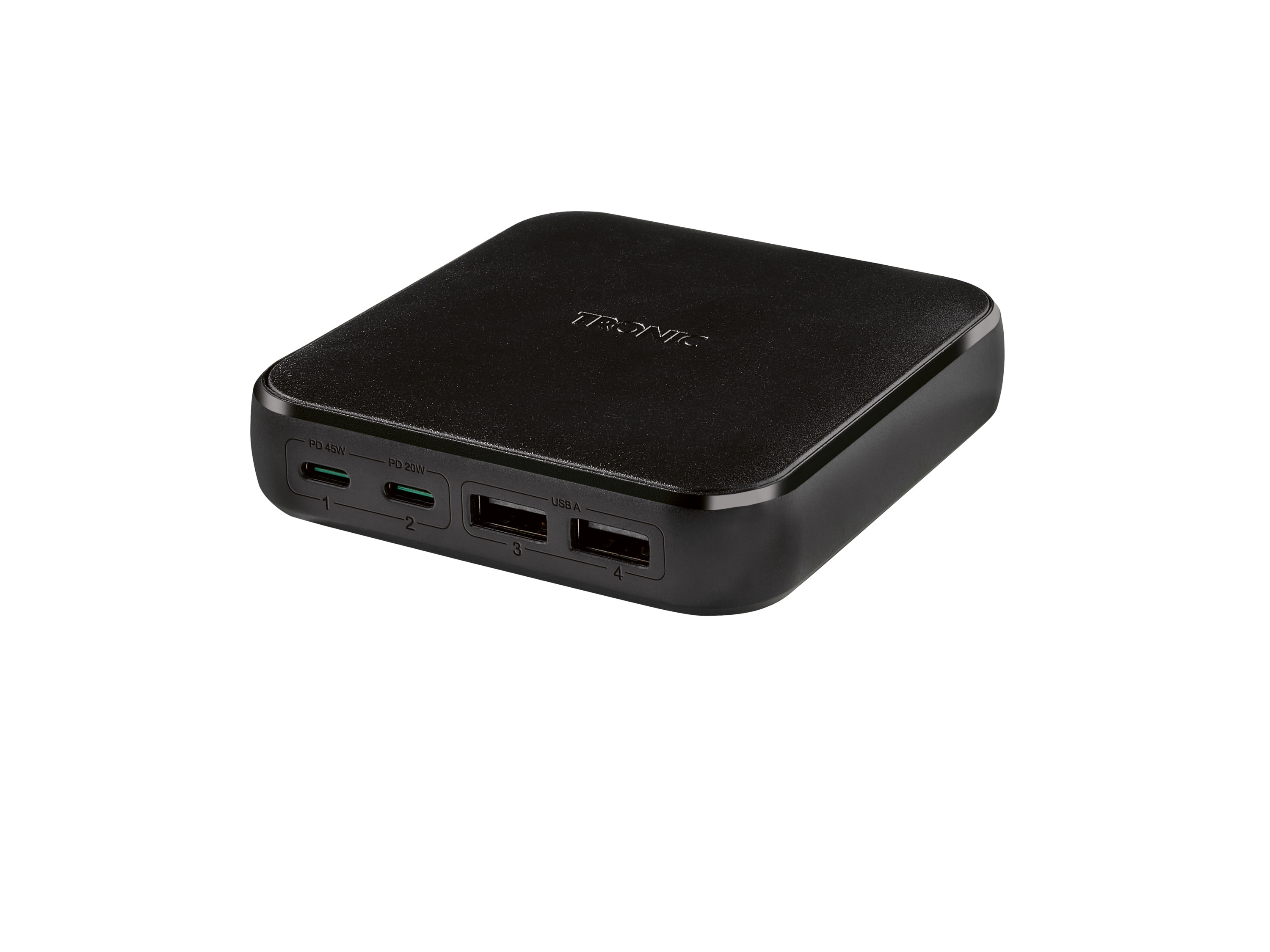Tronic® USB nabíječka, 65 W, 2x Usb-A, 2x Usb-C PD