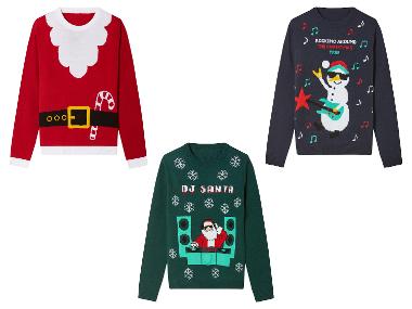 Chlapecký vánoční svetr s LED efektem