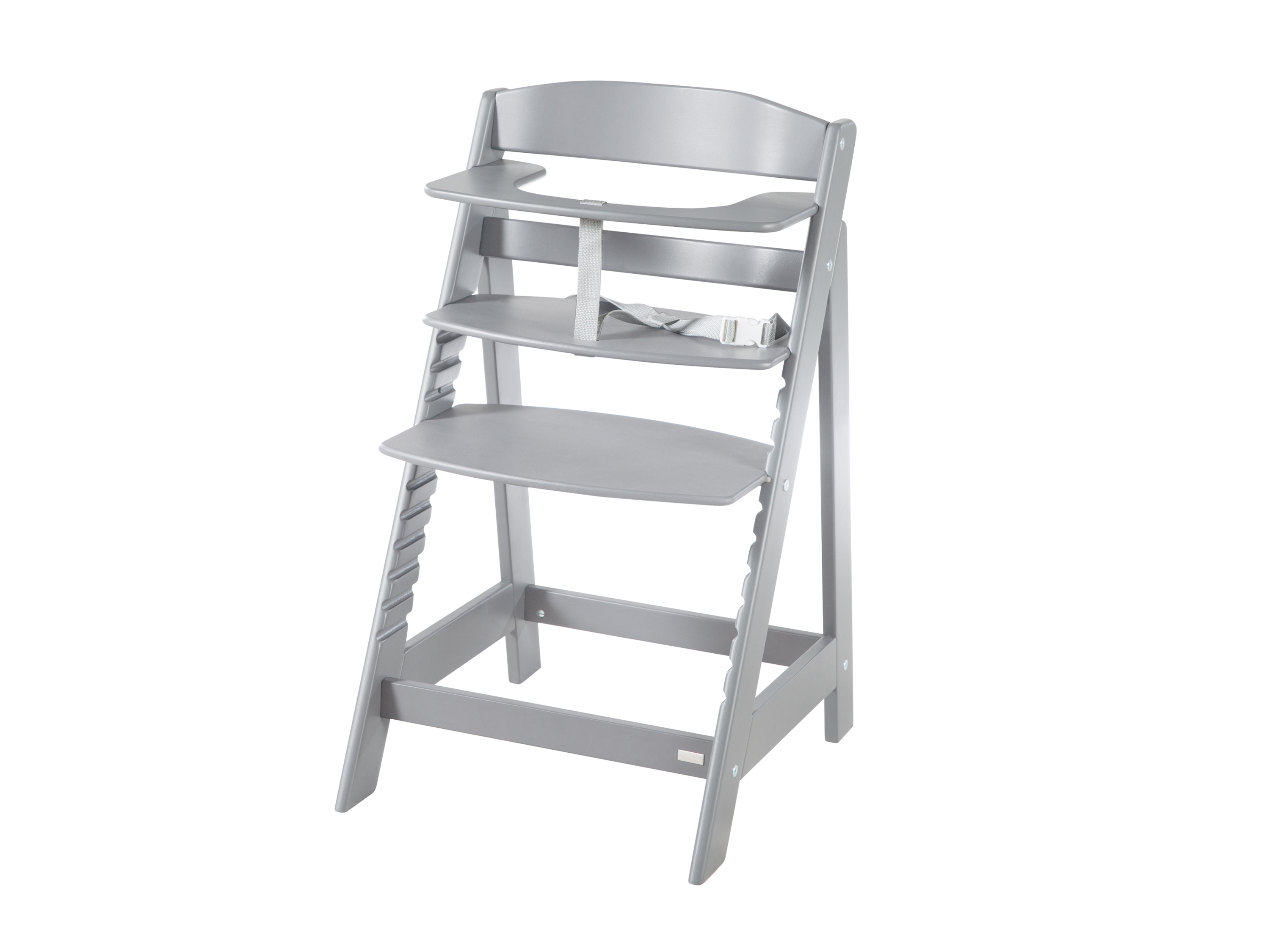 roba Dětská vysoká židlička Sit Up se schůdky (šedá Flex)
