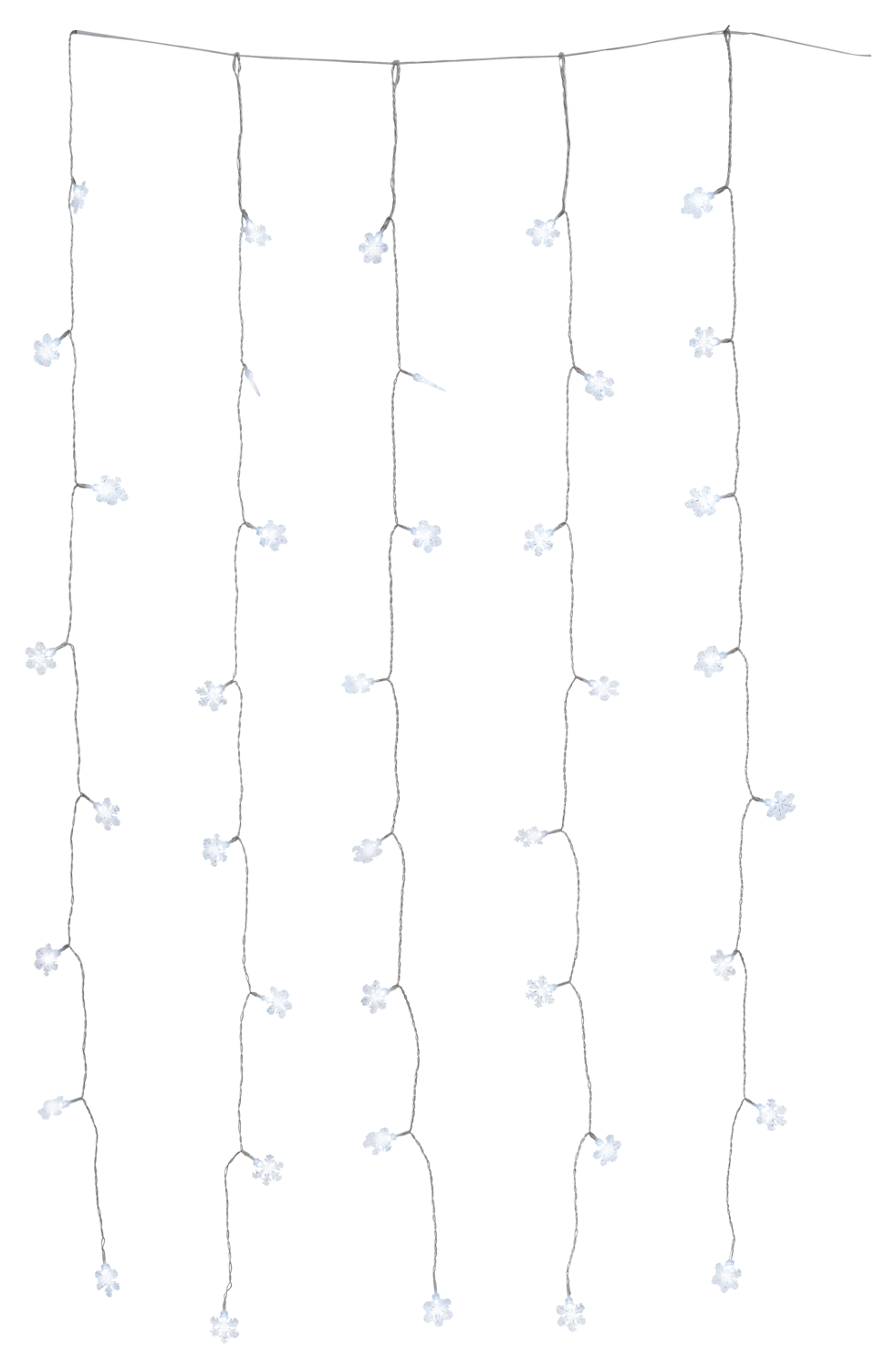 Livarno® Světelný LED závěs, 40 LED (sněhová vločka)