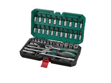 PARKSIDE® Sada nástrčných klíčů a bitů, 46dílná