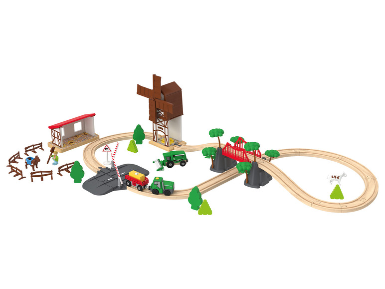  Zobrazit na celou obrazovku Playtive Dřevěná železnice Hasiči / Statek - Obrázek 4