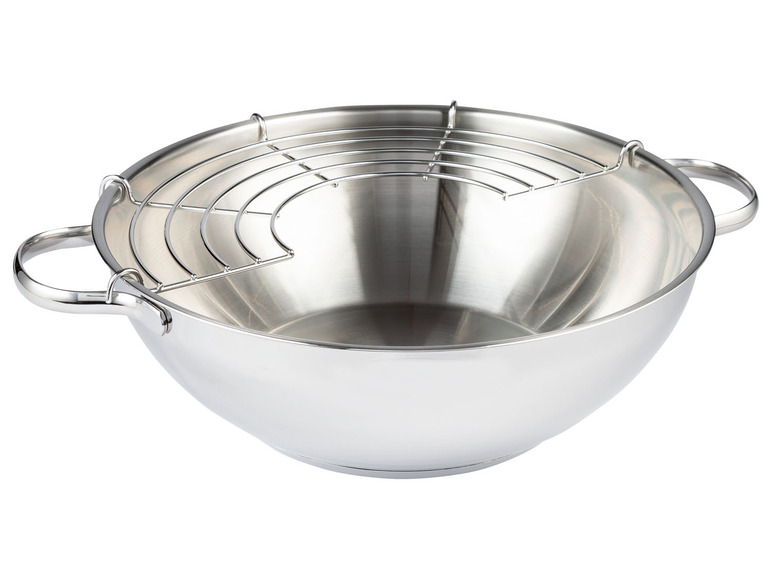  Zobrazit na celou obrazovku ERNESTO® Pánev wok z nerezové oceli, Ø 32 cm - Obrázek 4