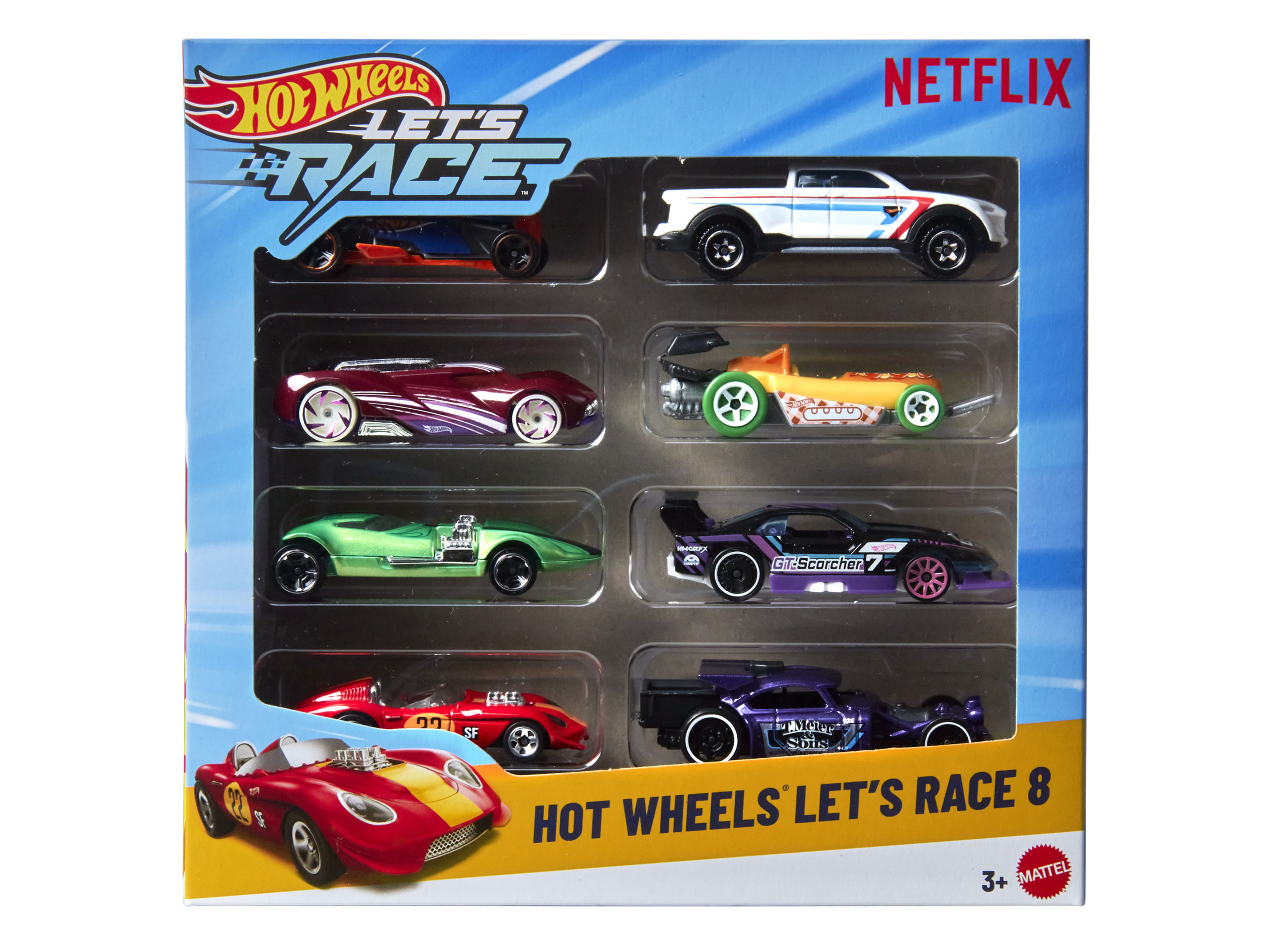 Hot Wheels Let's Race 8-Pack