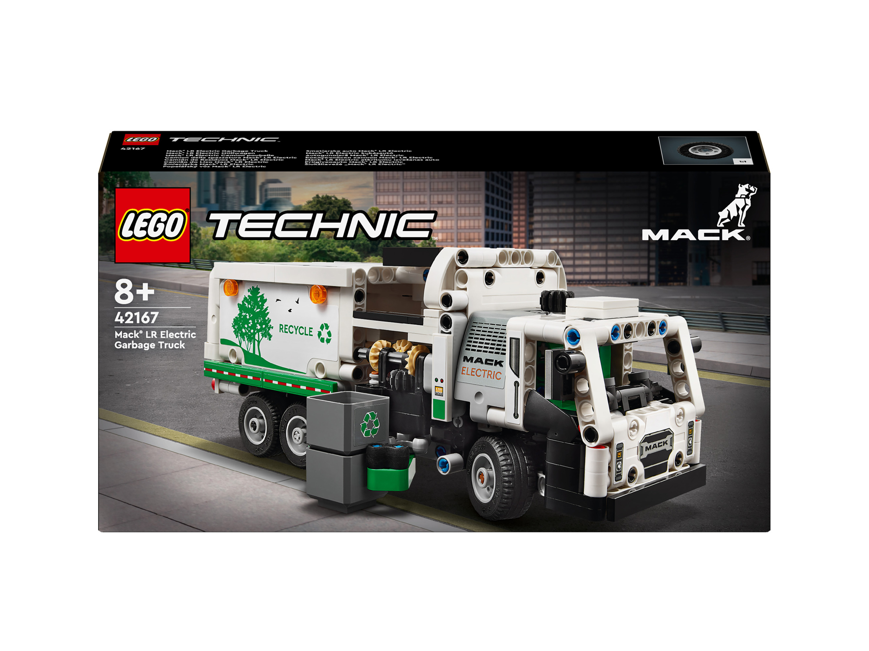LegoÂ® Technic 42167 PopelĂˇĹ™skĂ˝ vĹŻz Mack LR Electric