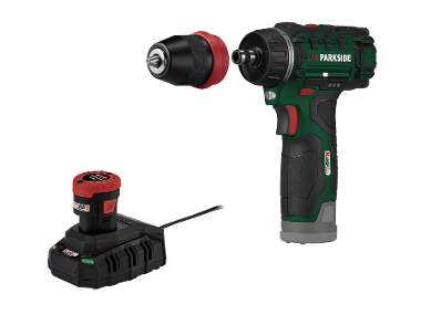 Aku vrtací šroubovák PBSA 12 E4, 2 Ah