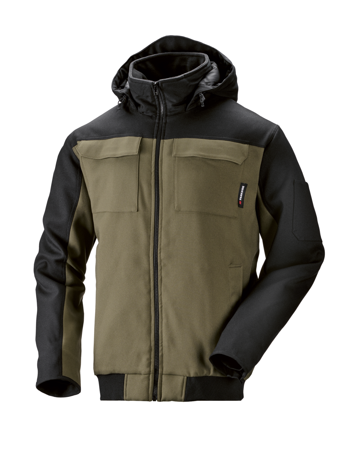 Parkside® Pánská zateplená pracovní bunda (hnědá/černá, M (48/50))