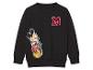 Černá dětská mikina s motivem Mickey Mouse a vyšívaným M.