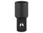 Černá zásuvka na klíč s pohonem 3/8 palce.