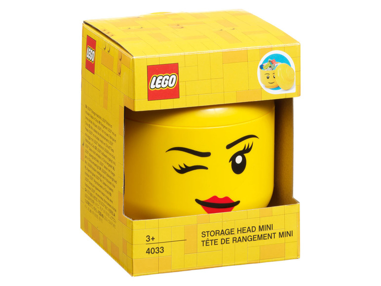  Zobrazit na celou obrazovku Malý úložný box ve tvaru Lego hlavy - Obrázek 6