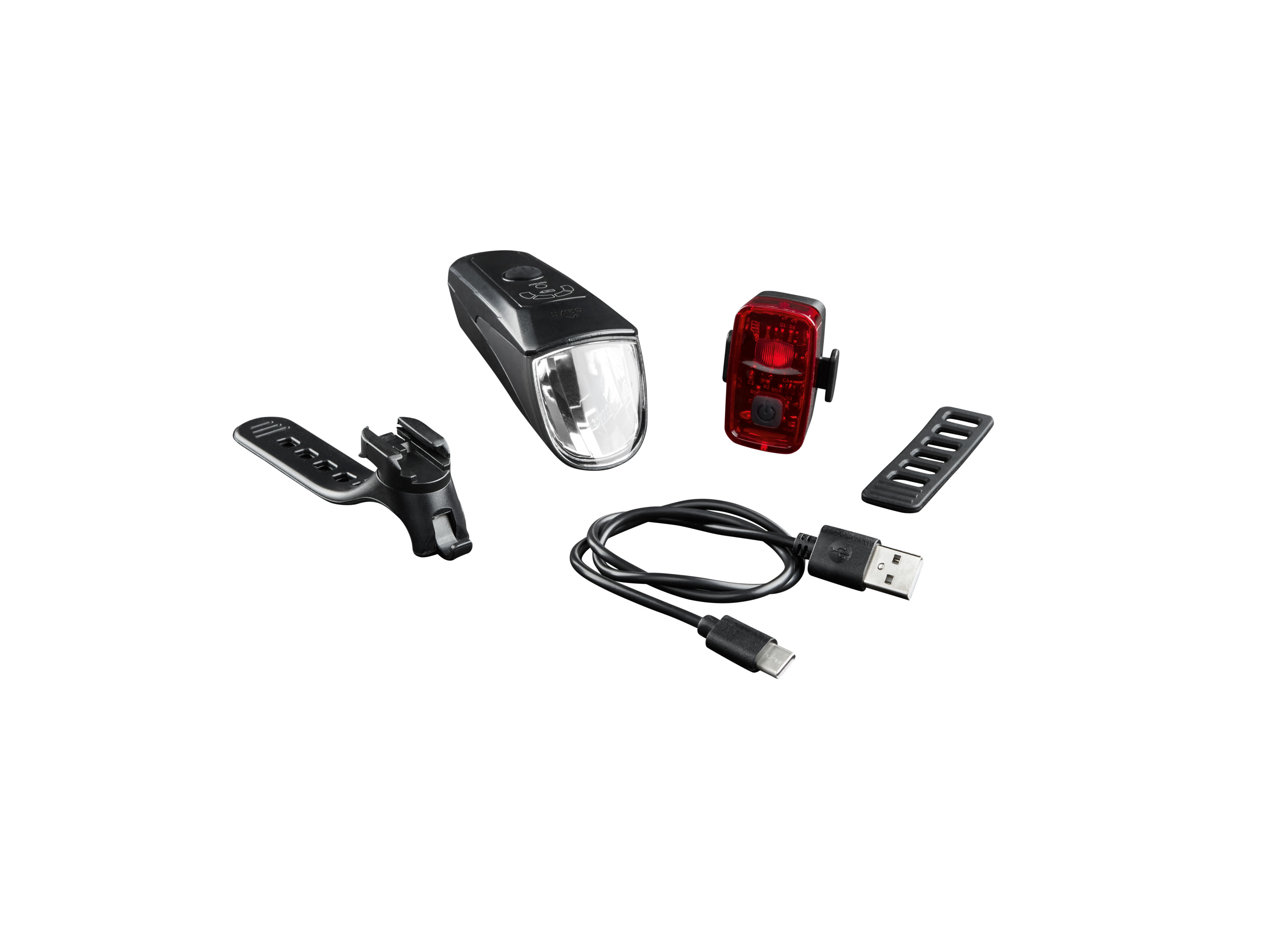 Crivit Sada LED světel na jízdní kolo, 2dílná