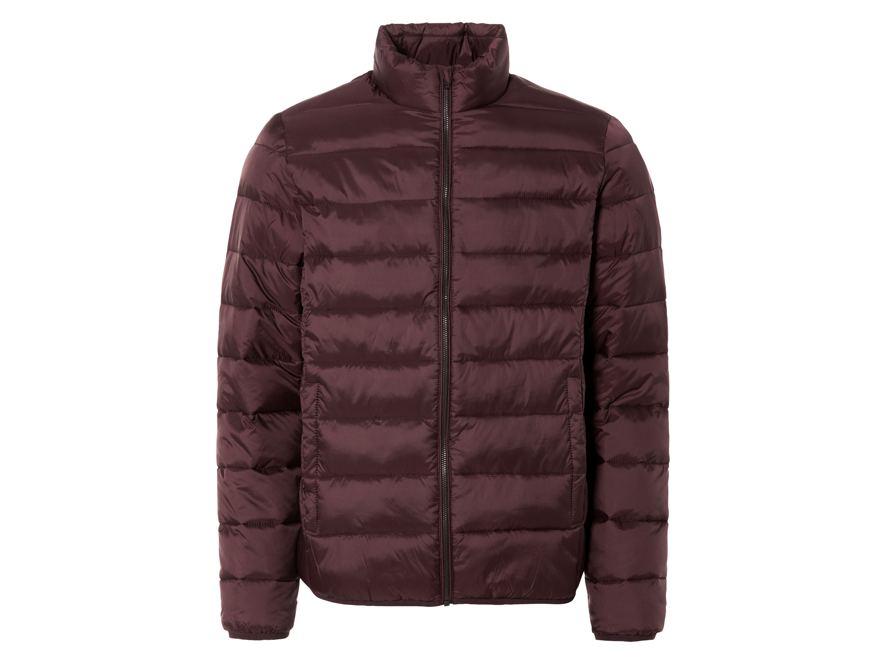Livergy® Pánská prošívaná bunda (vínově červená, XL (56/58))