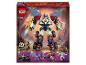 Sada LEGO Ninjago mech 4 v 1 71834, s velkým mechem a čtyřmi menšími stavbami.