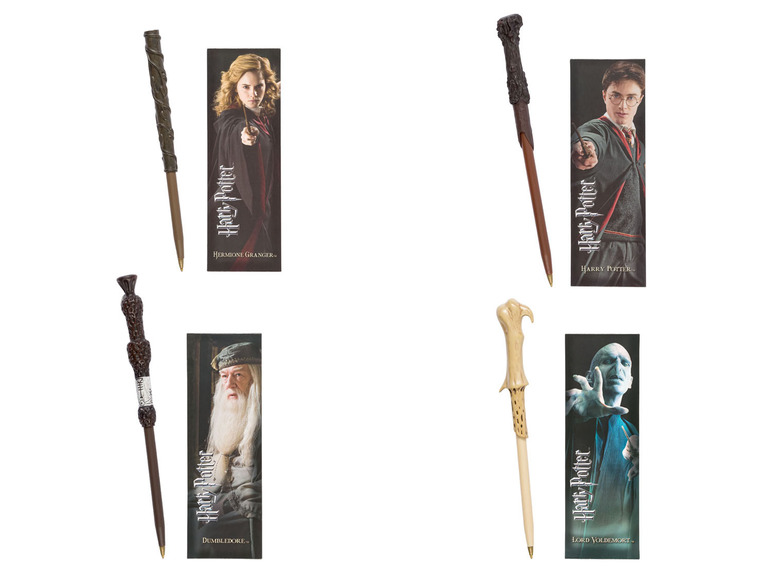  Zobrazit na celou obrazovku The Noble Collection Propiska a záložka ve stylu kouzelnické hůlky - Obrázek 1