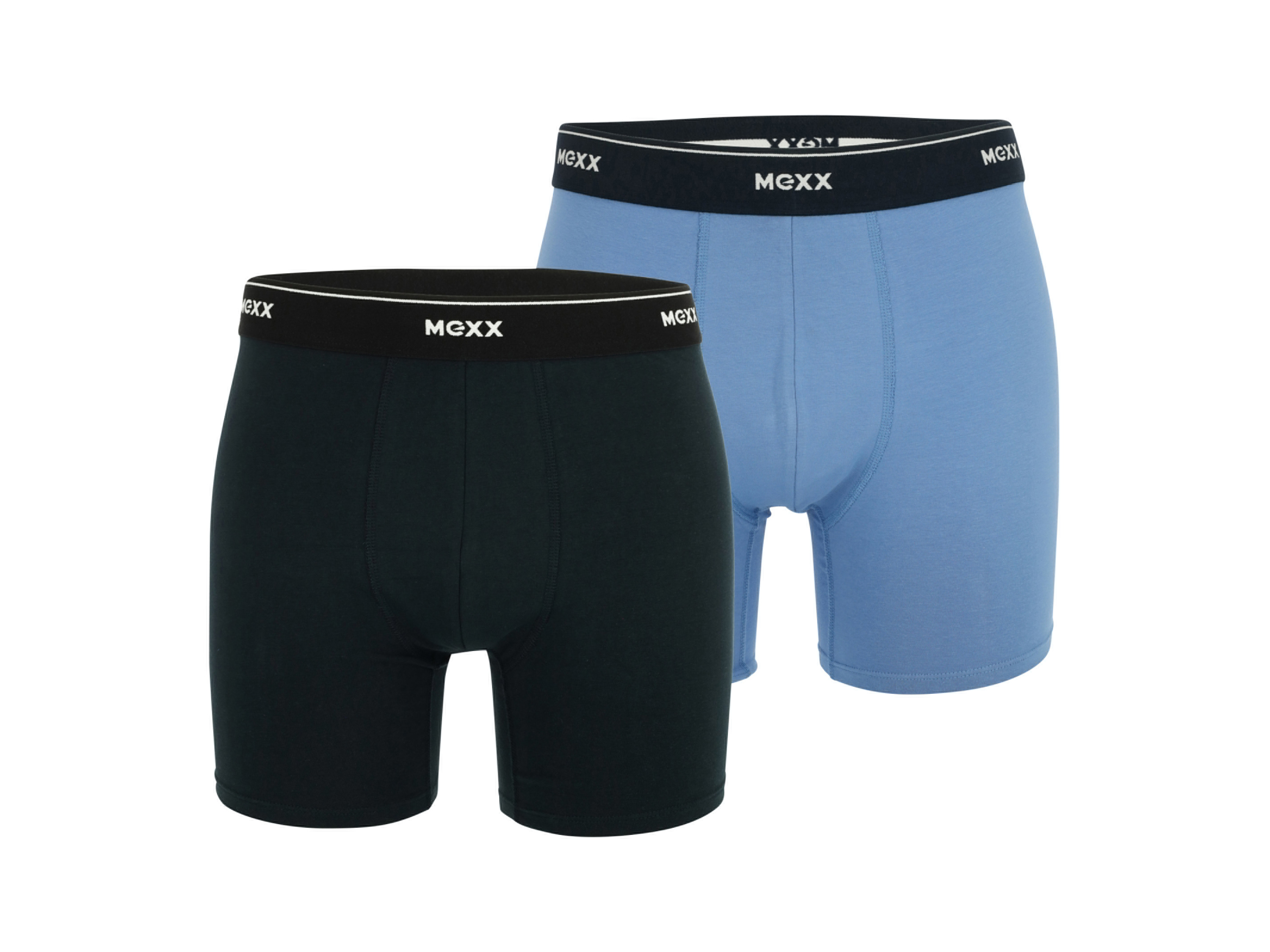 Mexx Pánské boxerky, 2 kusy (navy modrá / modrá, L)