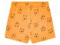 Oranžové šortky s potiskem tygrů pro miminka.