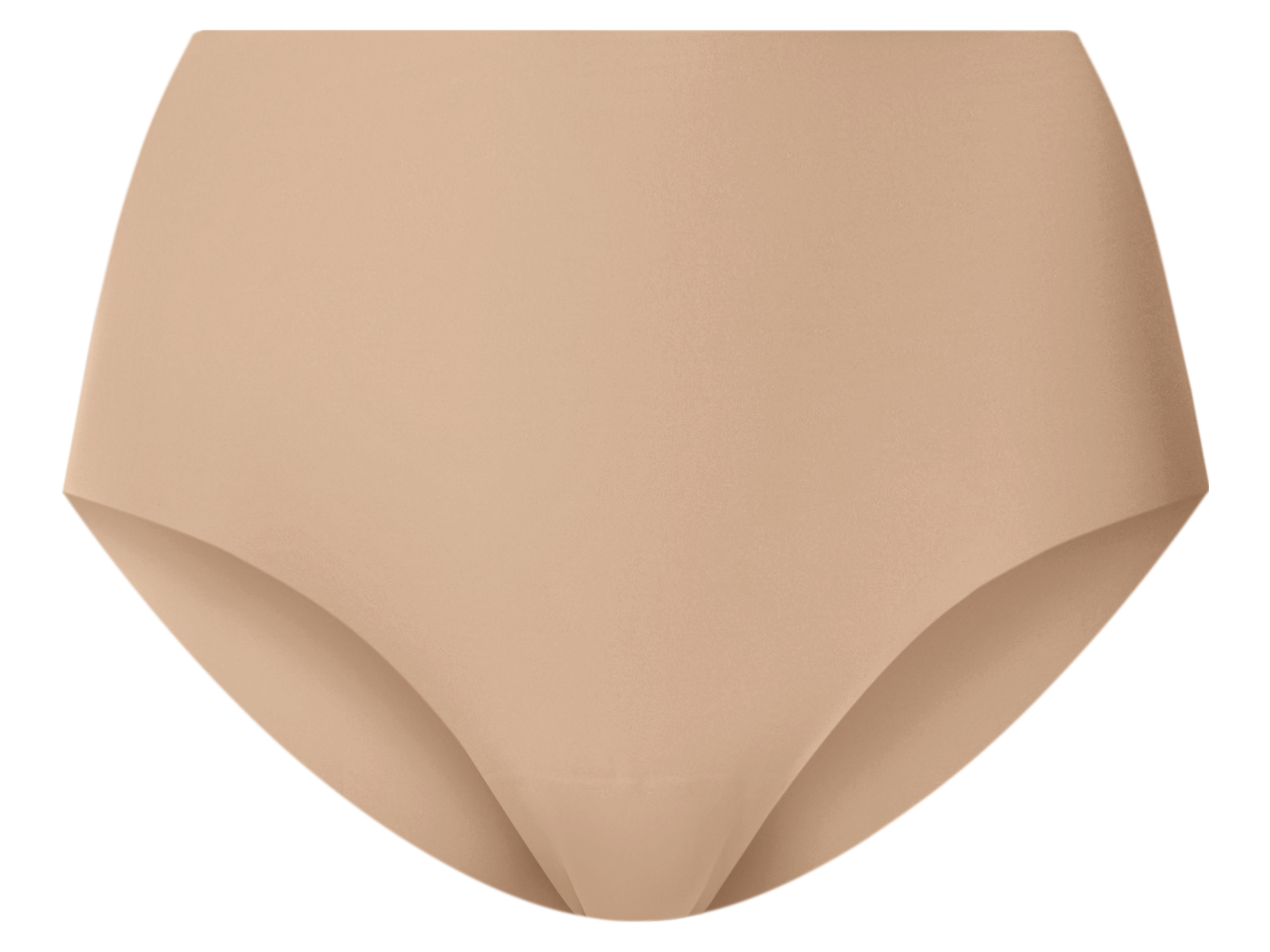 Esmara® Dámské bezešvé kalhotky s vysokým pasem, 2 kusy (světle hnědá, S (36/38))