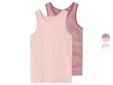 lupilu® Dívčí košilka s BIO bavlnou, 2 kusy