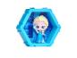 Modrá hrací sada Frozen s panenkou Elsy