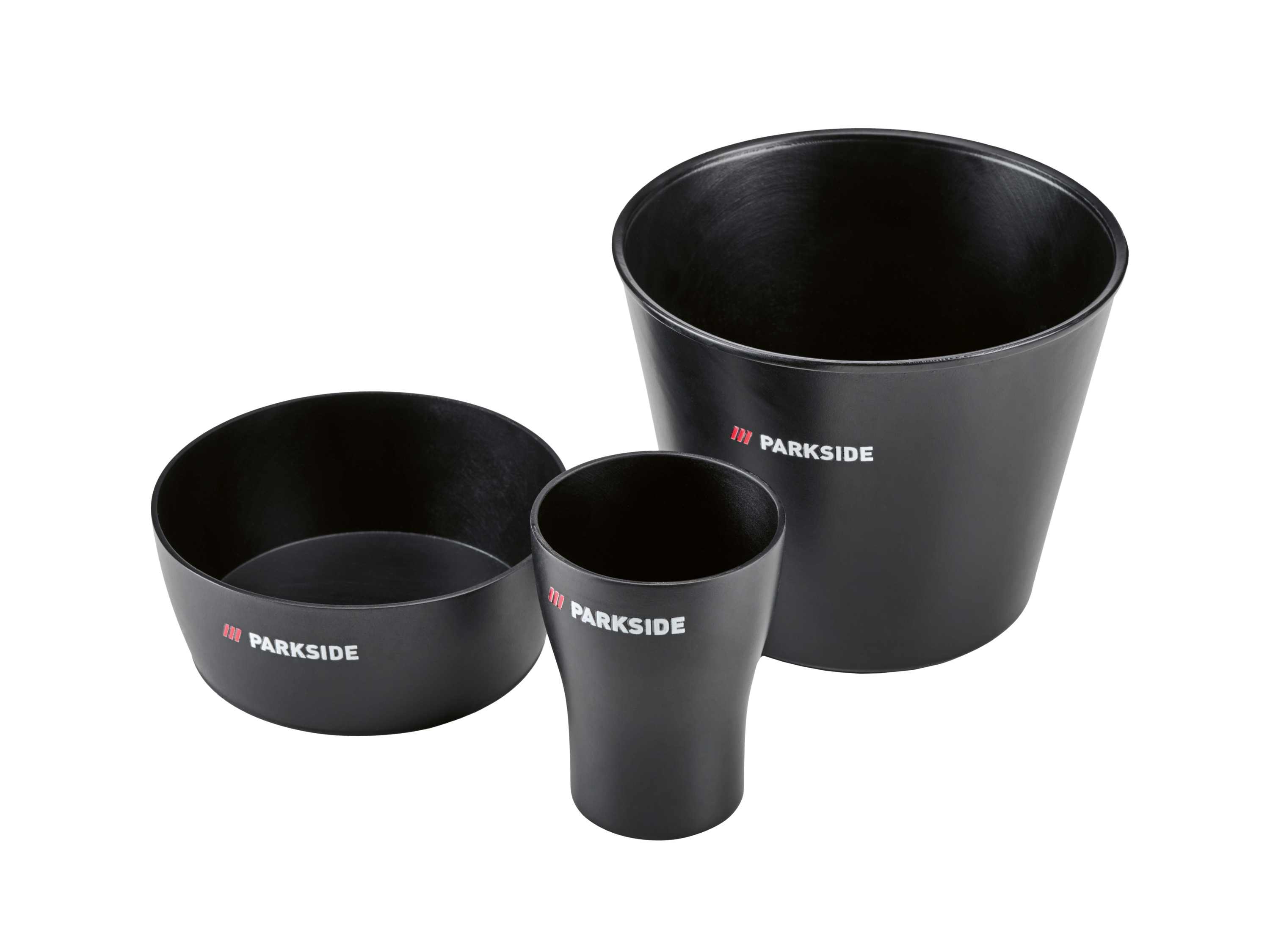 Parkside® Sada špachtlí / Sada kelímků na sádru (Sada sádrových kelímků 3 ks)