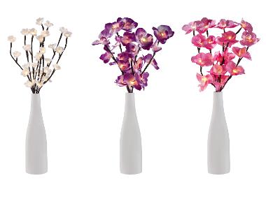 LIVARNO® Dekorativní váza s kvetoucí LED větvičkou