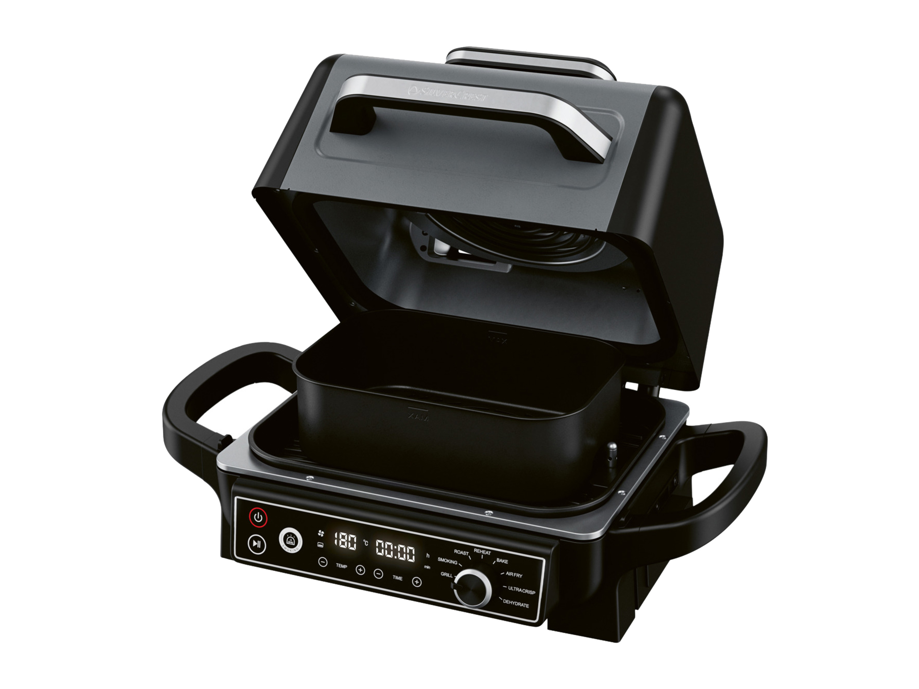 Levně Silvercrest® Elektrický gril a udírna s horkovzdušnou funkcí SGS 2200 A1