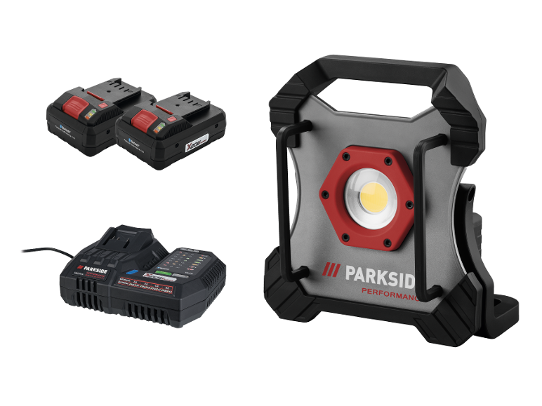  Zobrazit na celou obrazovku Aku LED reflektor PPBSTA 20-Li A1, 2x Smart 4 Ah - Obrázek 1