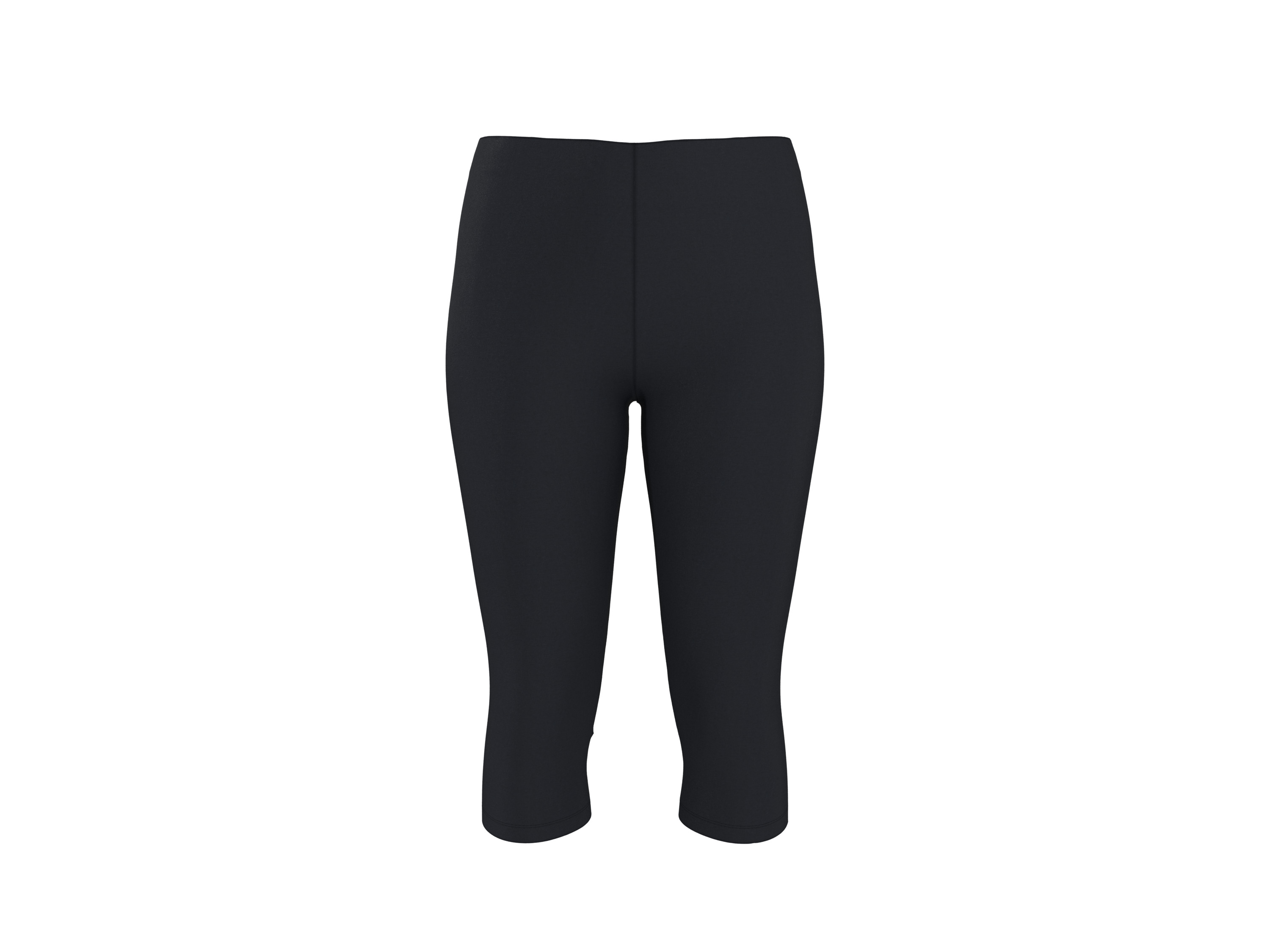 esmara® Dámské capri legíny s BIO bavlnou (černá, Xs(32/34))