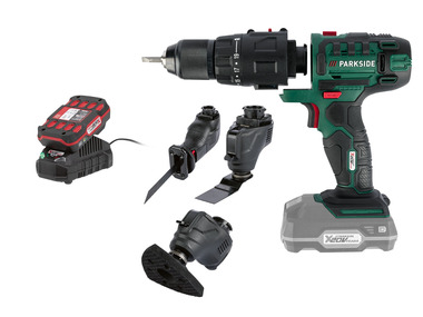 PARKSIDE® Aku kombinované nářadí 3 v 1 PKGA 20-Li C2, 2 Ah