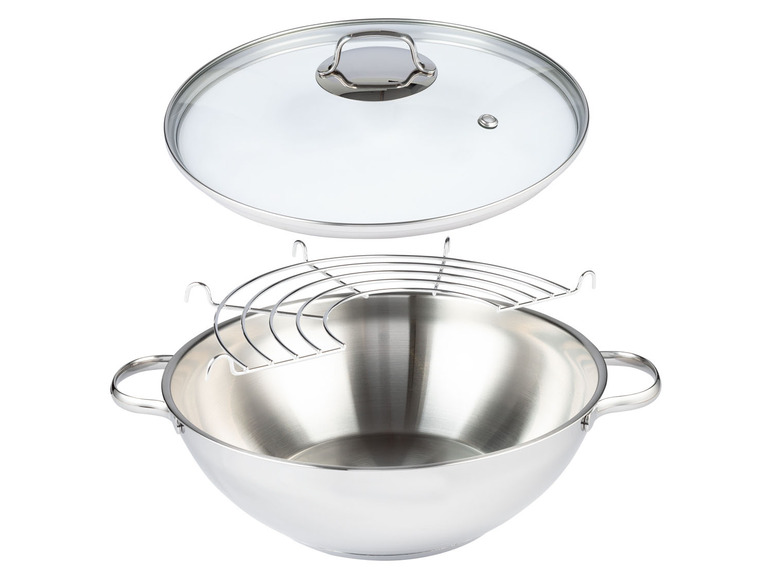  Zobrazit na celou obrazovku ERNESTO® Pánev wok z nerezové oceli, Ø 32 cm - Obrázek 5