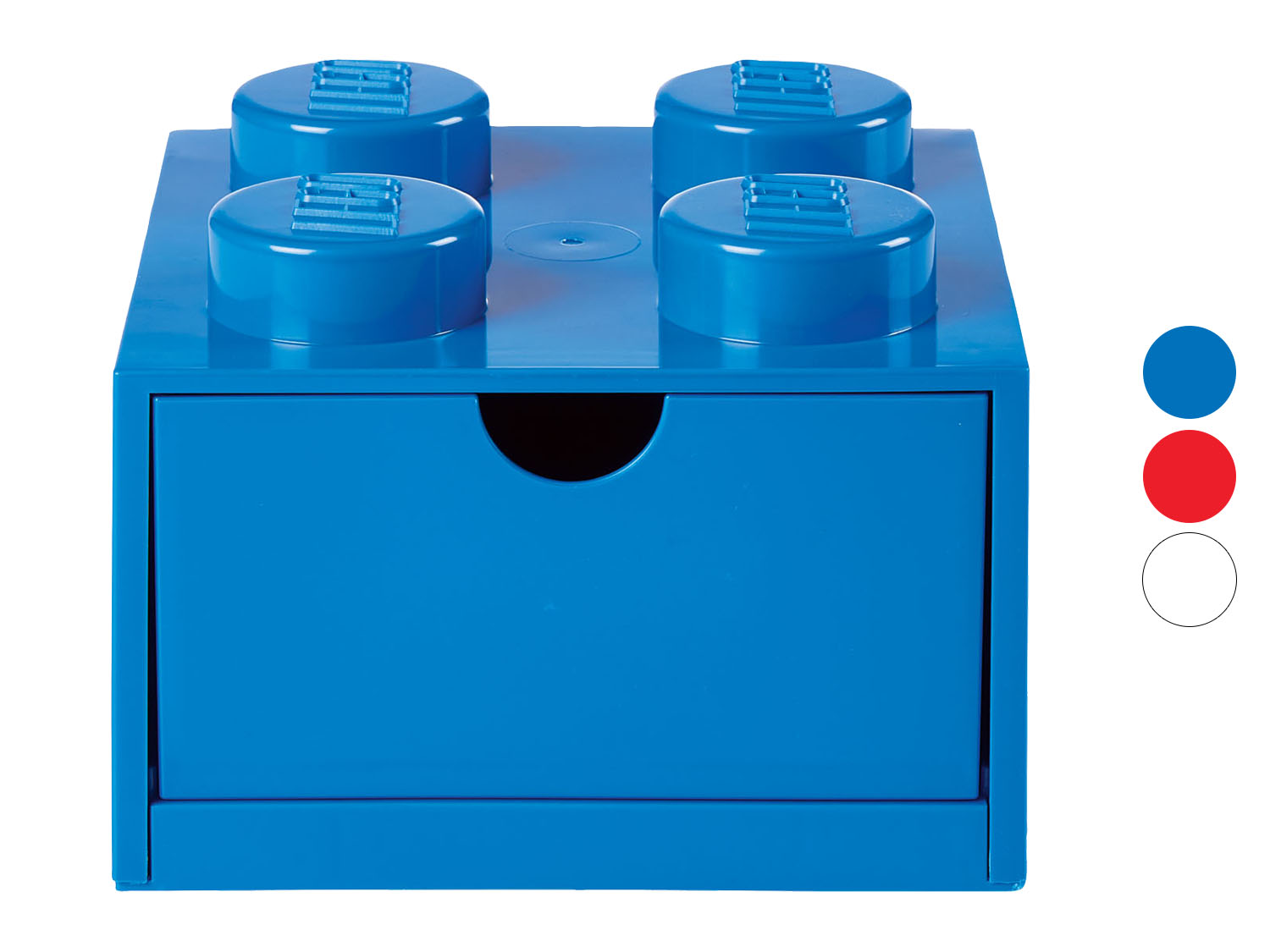 LEGO Zásuvka na psací stůl stavební kostka, 4 knoflíky