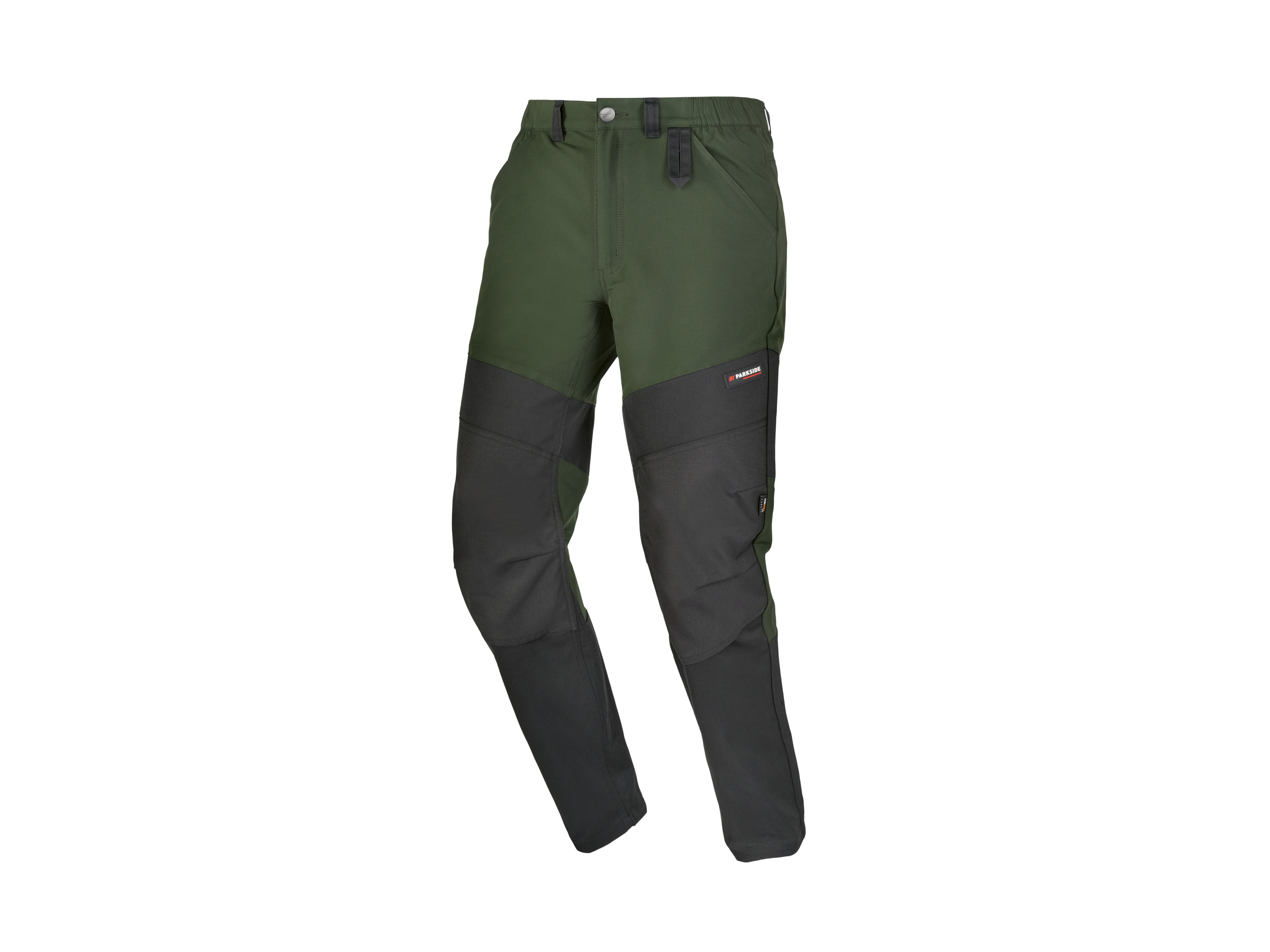 Parkside Performance® Pánské pracovní kalhoty (zelená/černá, 52)