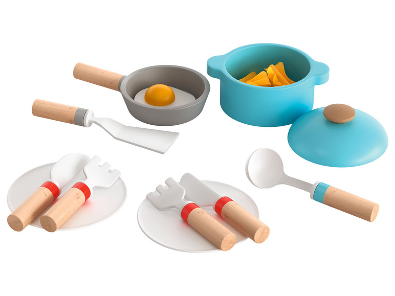  Zobrazit na celou obrazovku Playtive Dřevěná sada nádobí a pomůcek do kuchyně - Obrázek 6