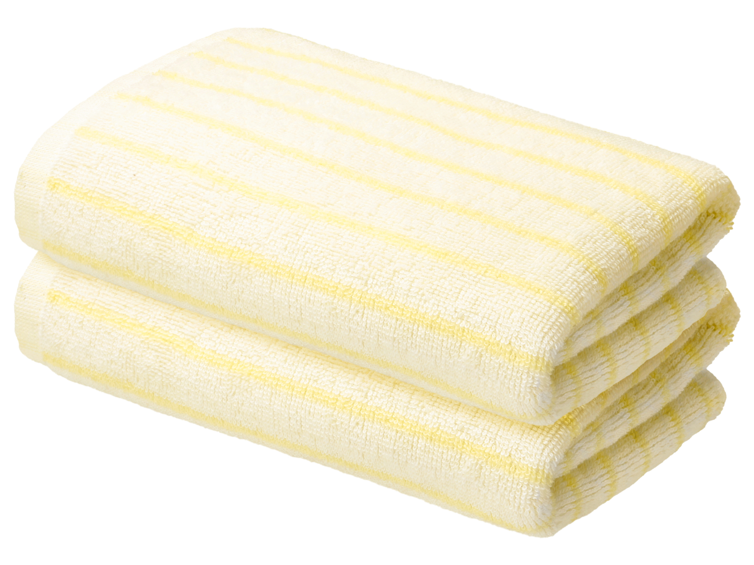 Livarno® Froté ručník, 2 kusy, 50 x 100 cm (žlutá)