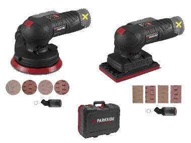 PARKSIDE PERFORMANCE® Aku excentrická bruska PAESP 12-Li A2 / Aku vibrační bruska PASSP 12-Li A2 – bez akumulátoru a nabíječky